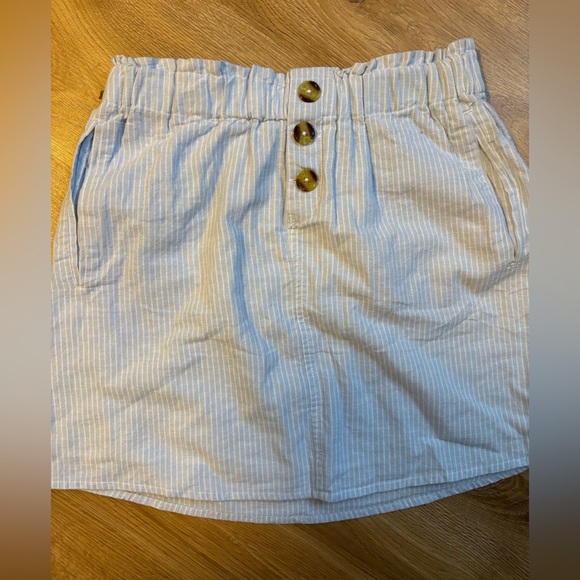 Urban outfitters skirt - blue and white striped - Picture 1 of 6